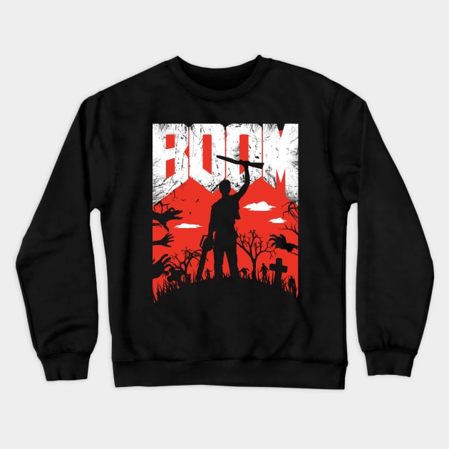 This is My Boomstick Crewneck Sweatshirt by technofaze